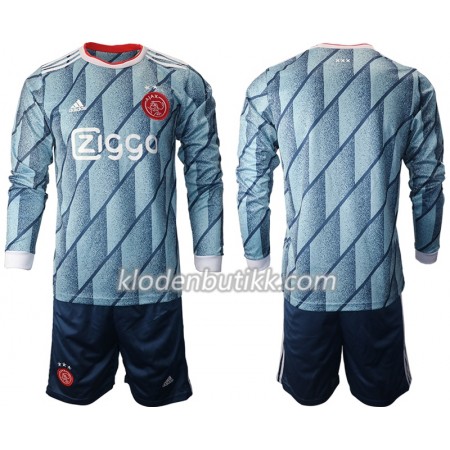 AFC Ajax Barn Bortedraktsett 2020-2021 Langermet (+ Korte bukser)